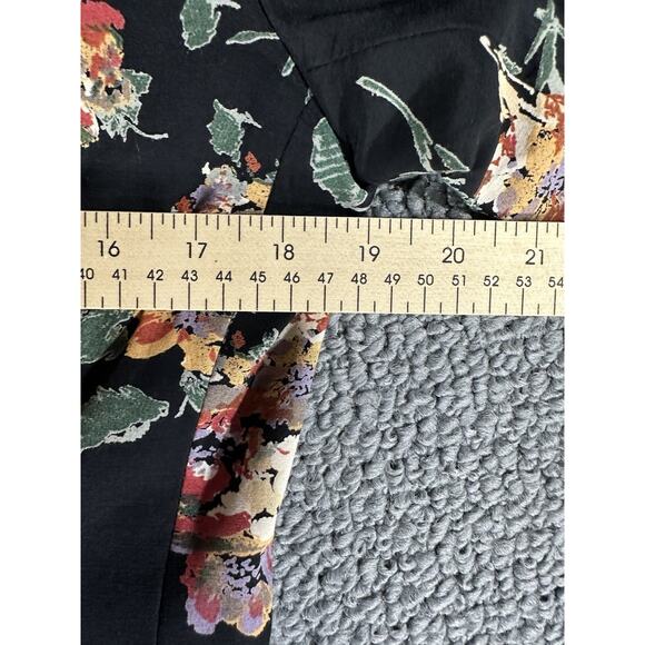 Nira Nira New York Fitted Jacket Blazer Black Floral Vintage Women’s Size 6 - Picture 5 of 7